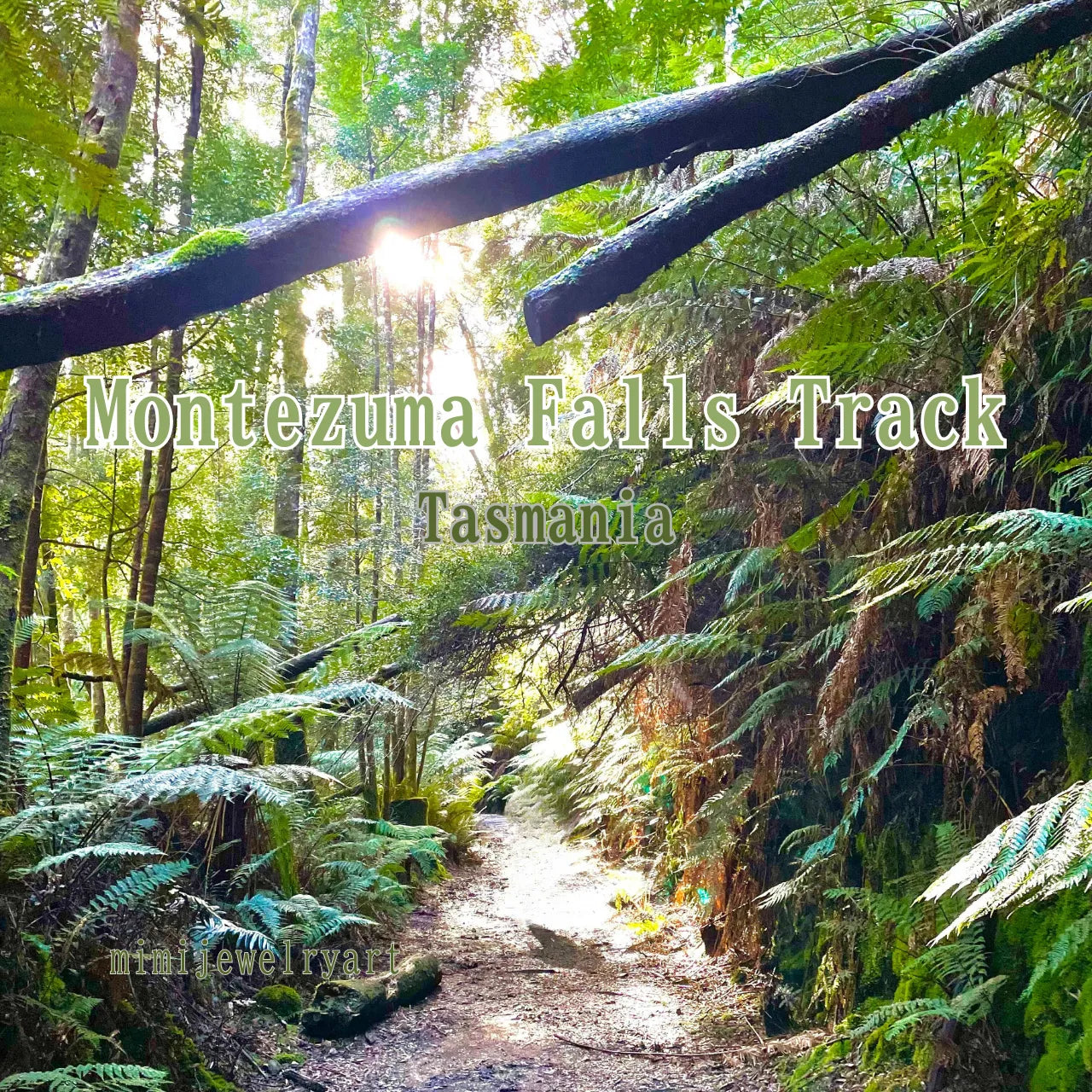 緑の遊歩道 Green Forest -Aussie Color Necklace-