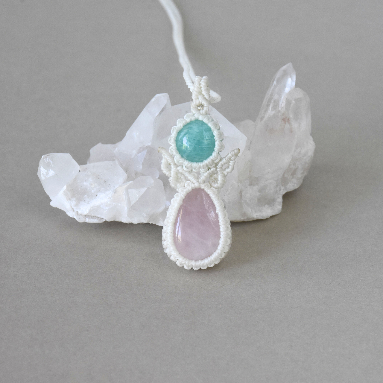 Amazonite & Rose Quartz