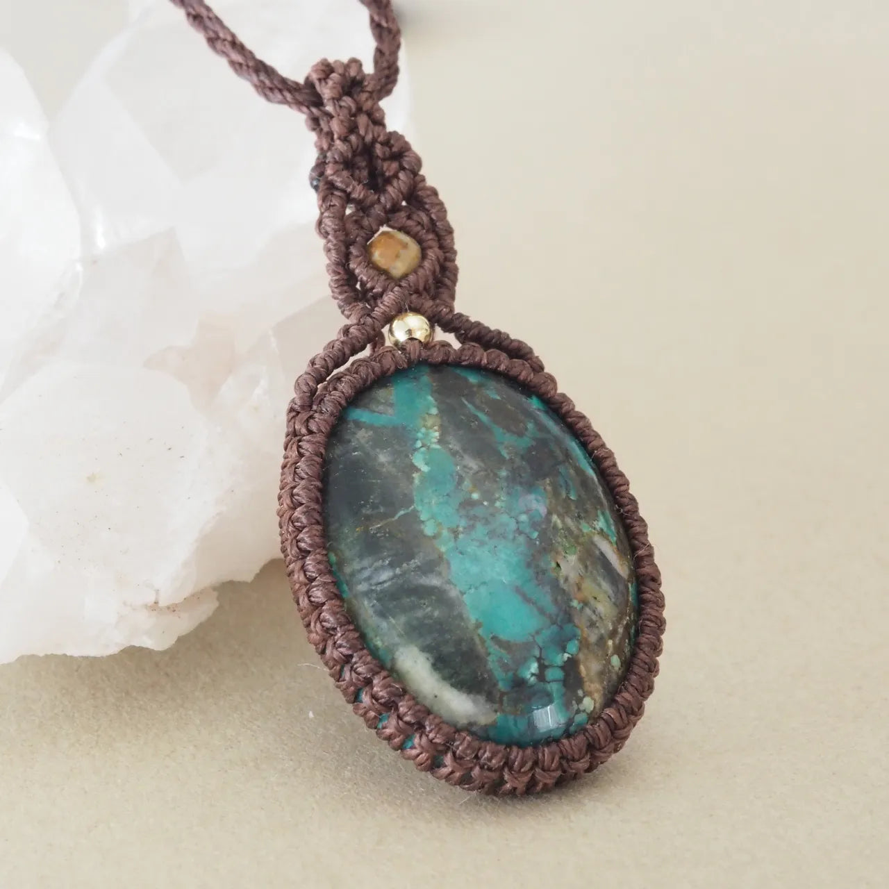Tibetan Turquoise Brown