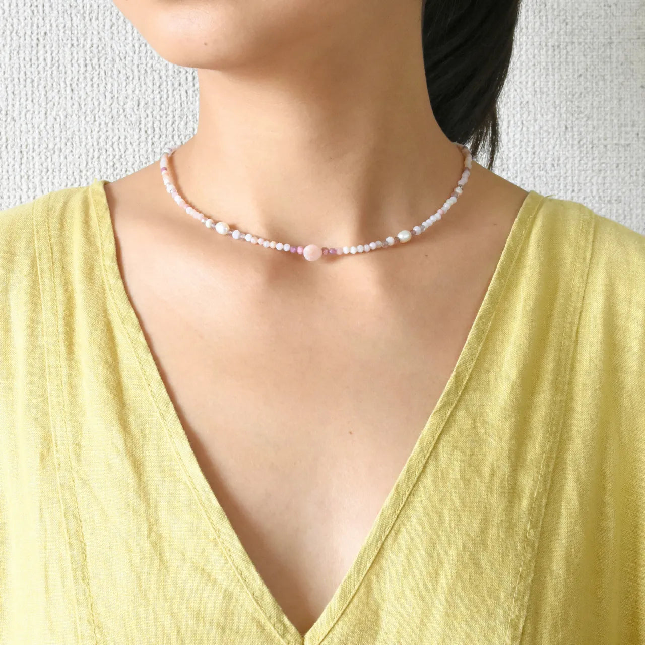 ピンクの湖 Pink Lake -Aussie Color Necklace-