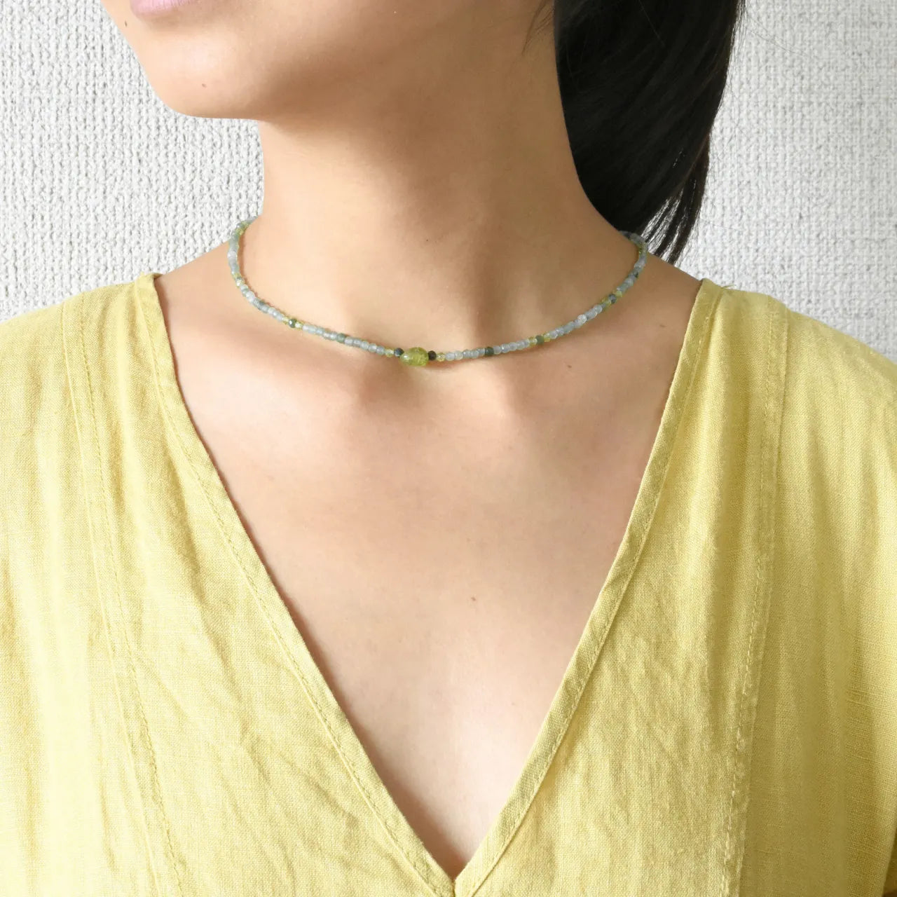 緑の遊歩道 Green Forest -Aussie Color Necklace-