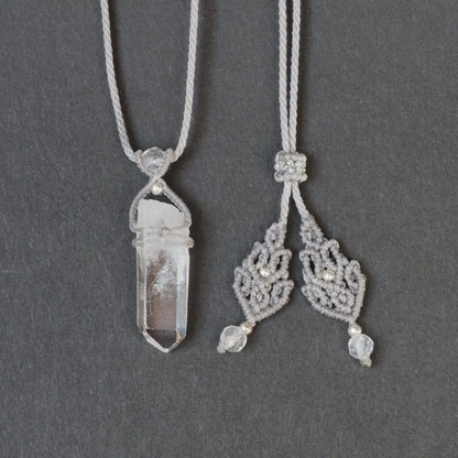 Himalaya Quartz Necklace Gray (Ganesh Himal)