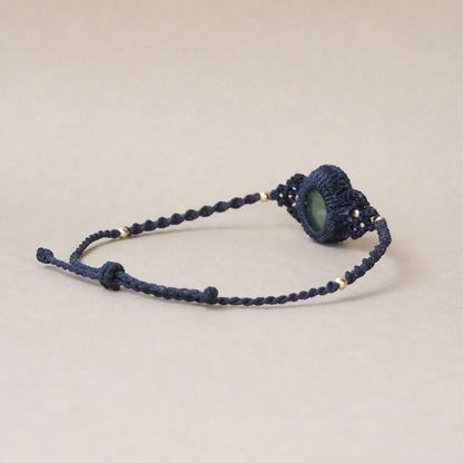 Green Strawberry Quartz Bracelet