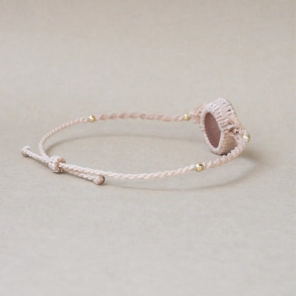 Pink Strawberry Quartz Bracelet