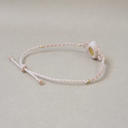 Yellow Dendritic Quart Bracelet