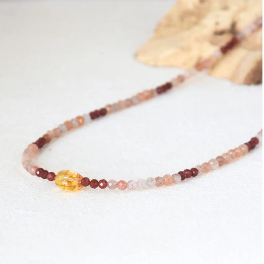 夕焼け　Sunset -Aussie Color Necklace-