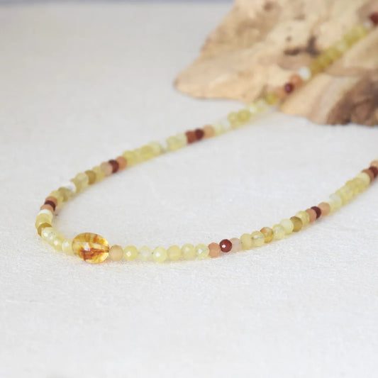 黄金色の平原 Gold Field -Aussie Color Necklace-