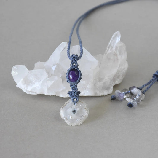 Amethyst & Solar Quartz