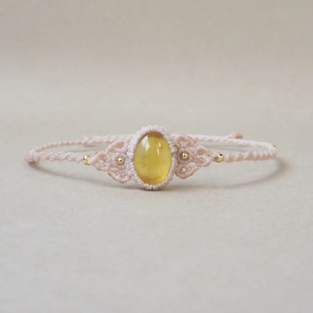 Yellow Dendritic Quart Bracelet