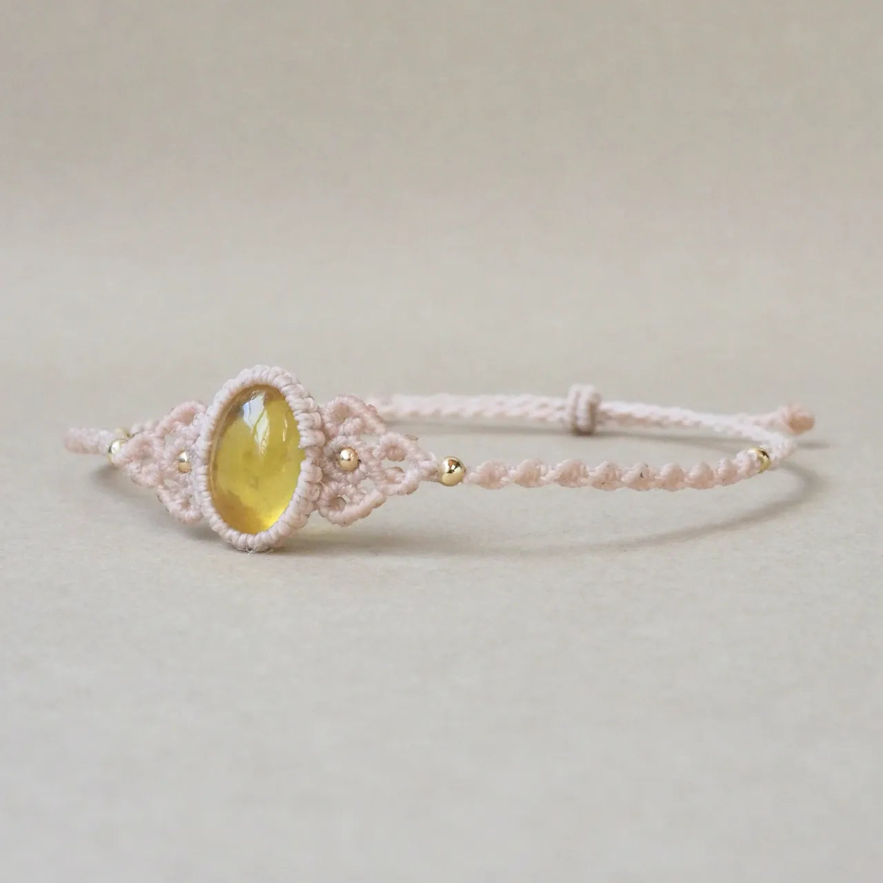 Yellow Dendritic Quart Bracelet