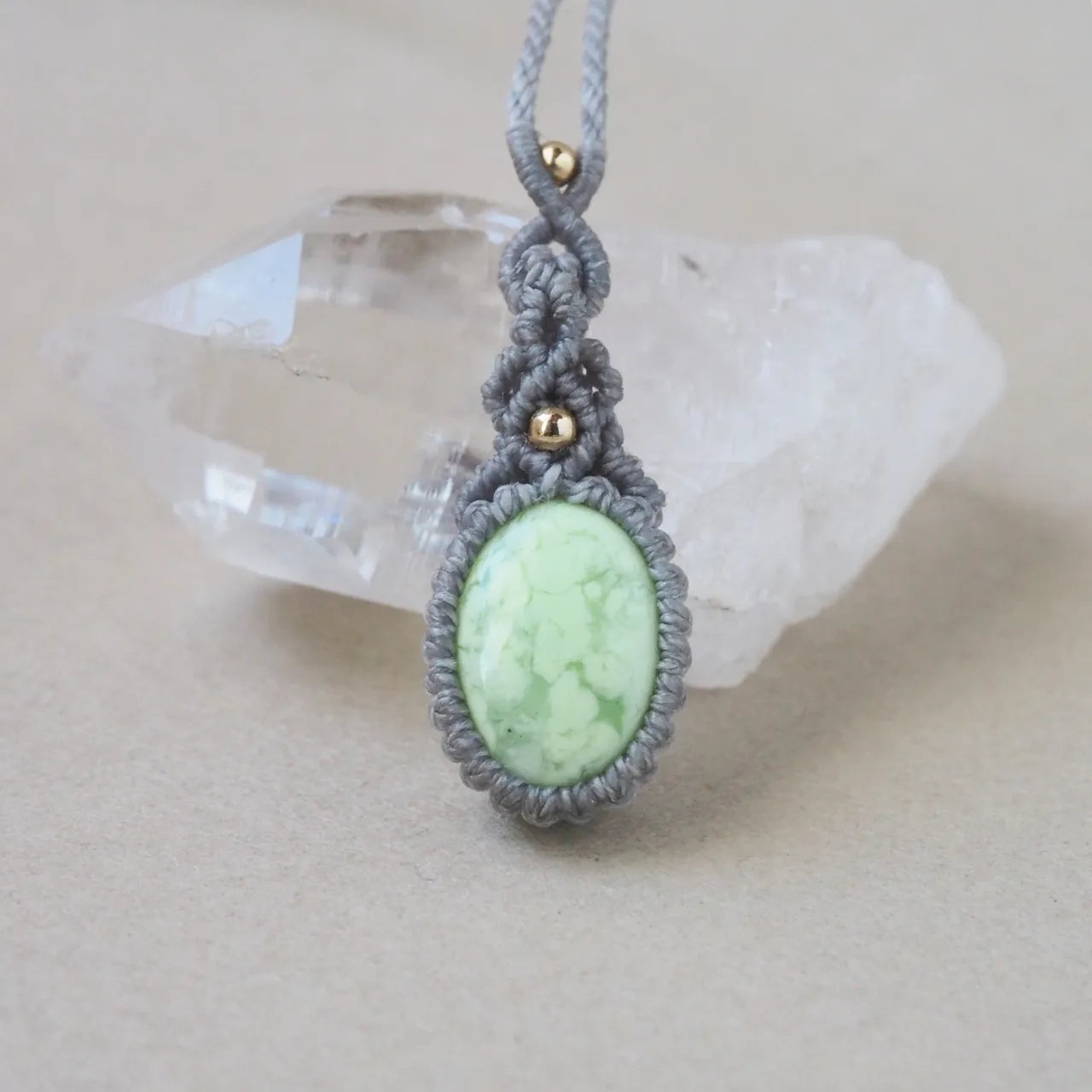 Lemon Chrysoprase Necklace