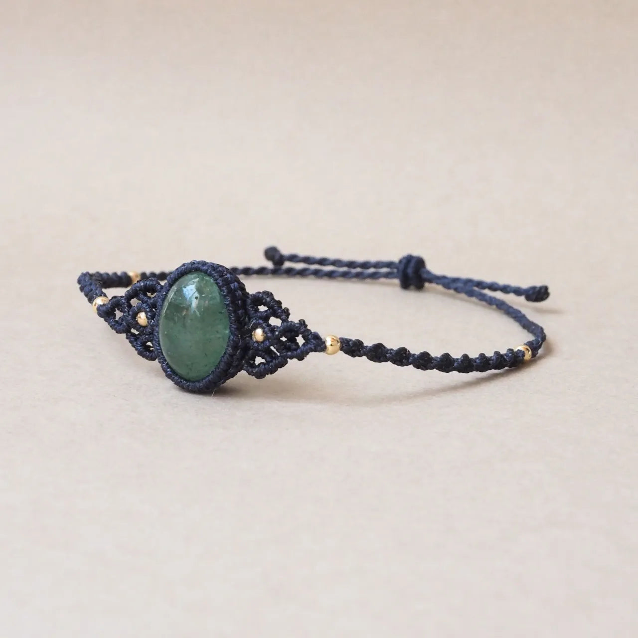 Green Strawberry Quartz Bracelet