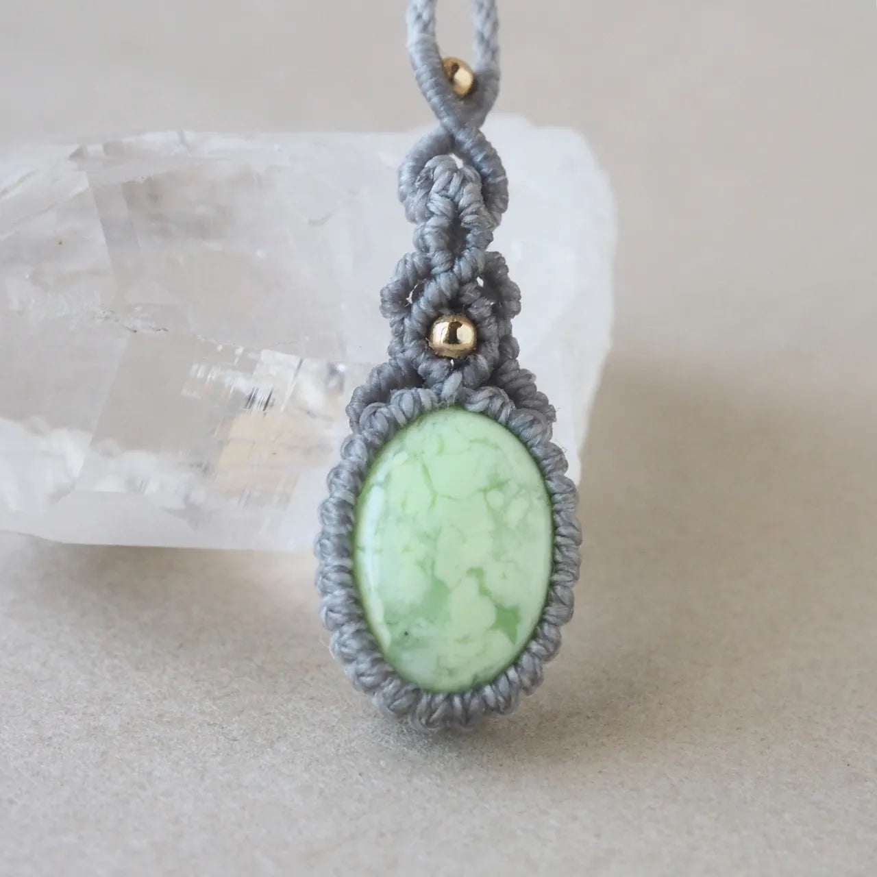 Lemon Chrysoprase Necklace