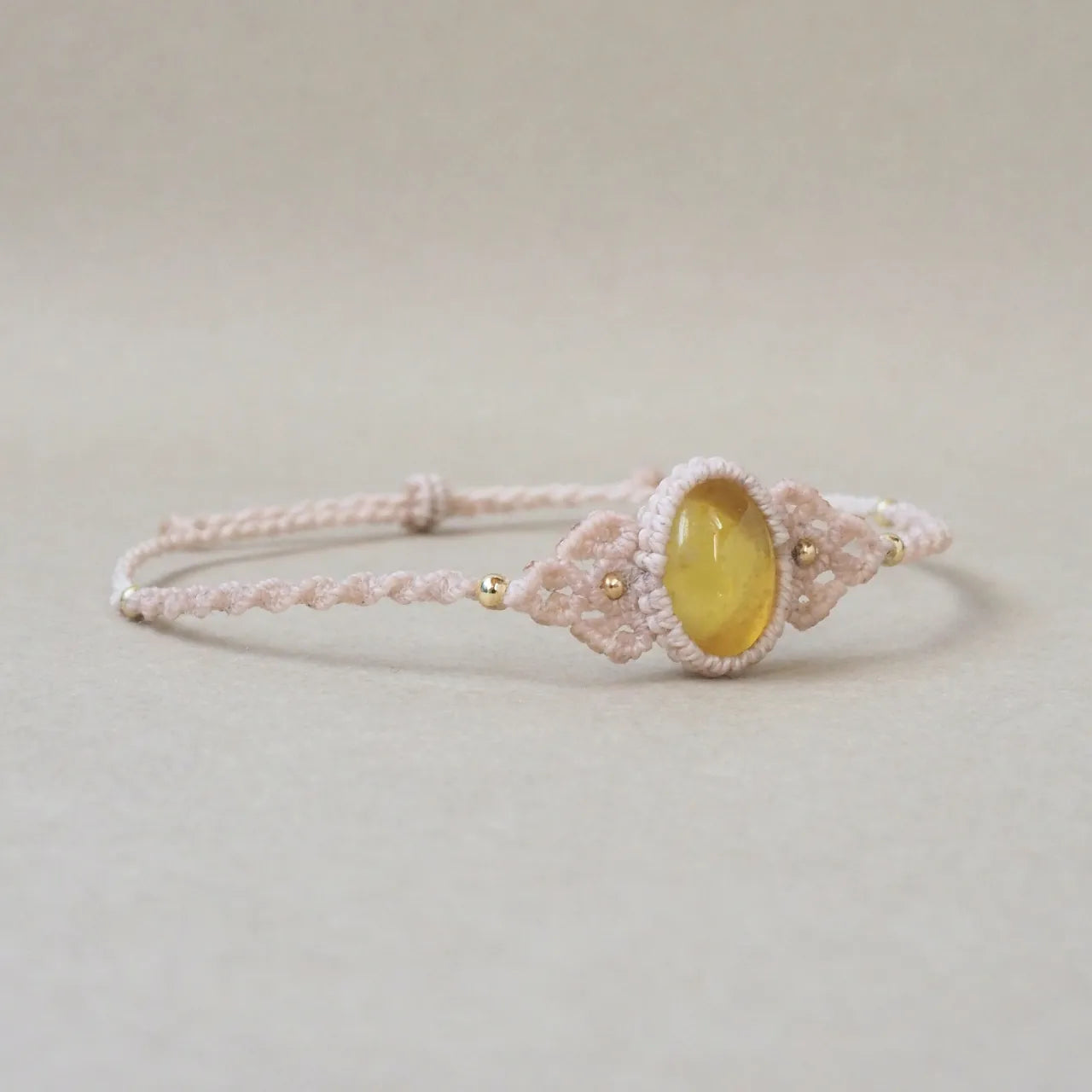 Yellow Dendritic Quart Bracelet