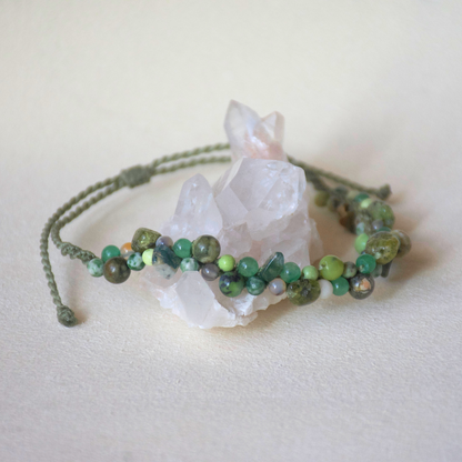 Rain Forest anklet -Green Path-