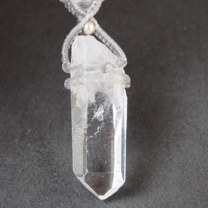 Himalaya Quartz Necklace Gray (Ganesh Himal)