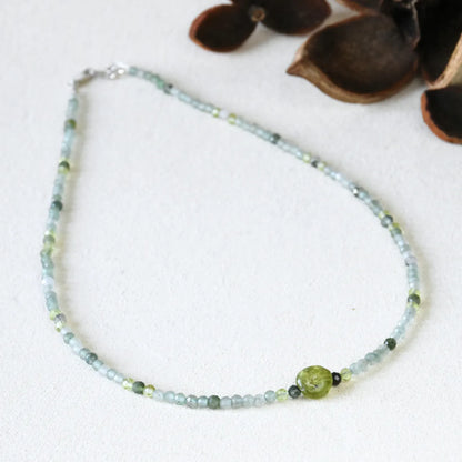 緑の遊歩道 Green Forest -Aussie Color Necklace-