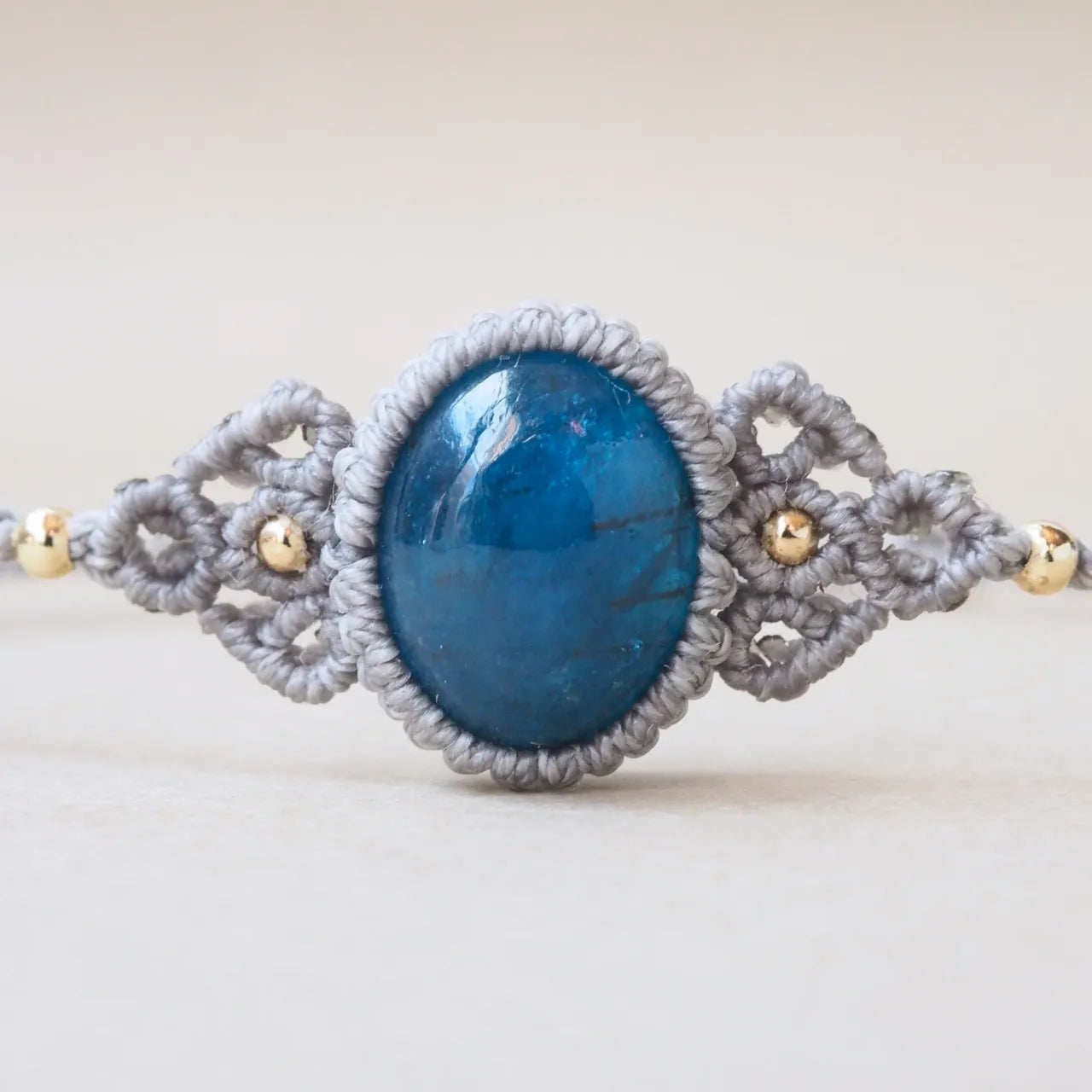 Neon Blue Apatite Bracelet