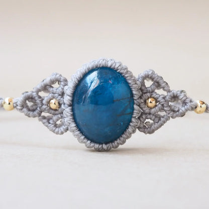 Neon Blue Apatite Bracelet