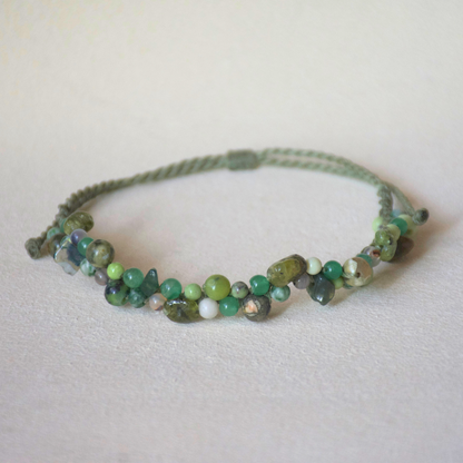Rain Forest anklet -Green Path-