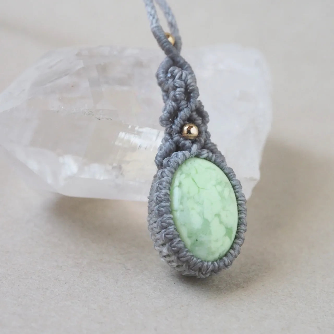 Lemon Chrysoprase Necklace
