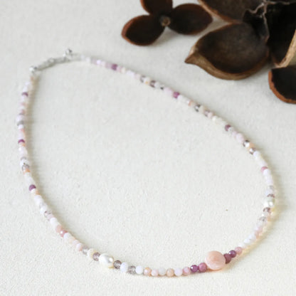 ピンクの湖 Pink Lake -Aussie Color Necklace-