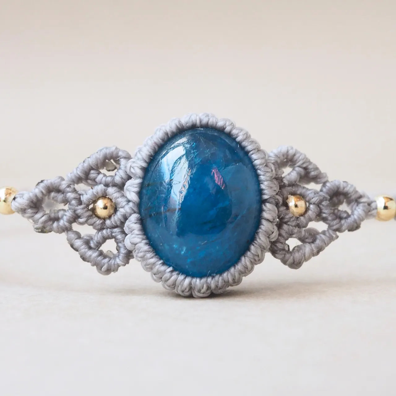 Neon Blue Apatite Bracelet