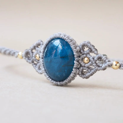 Neon Blue Apatite Bracelet