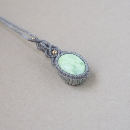 Lemon Chrysoprase Necklace