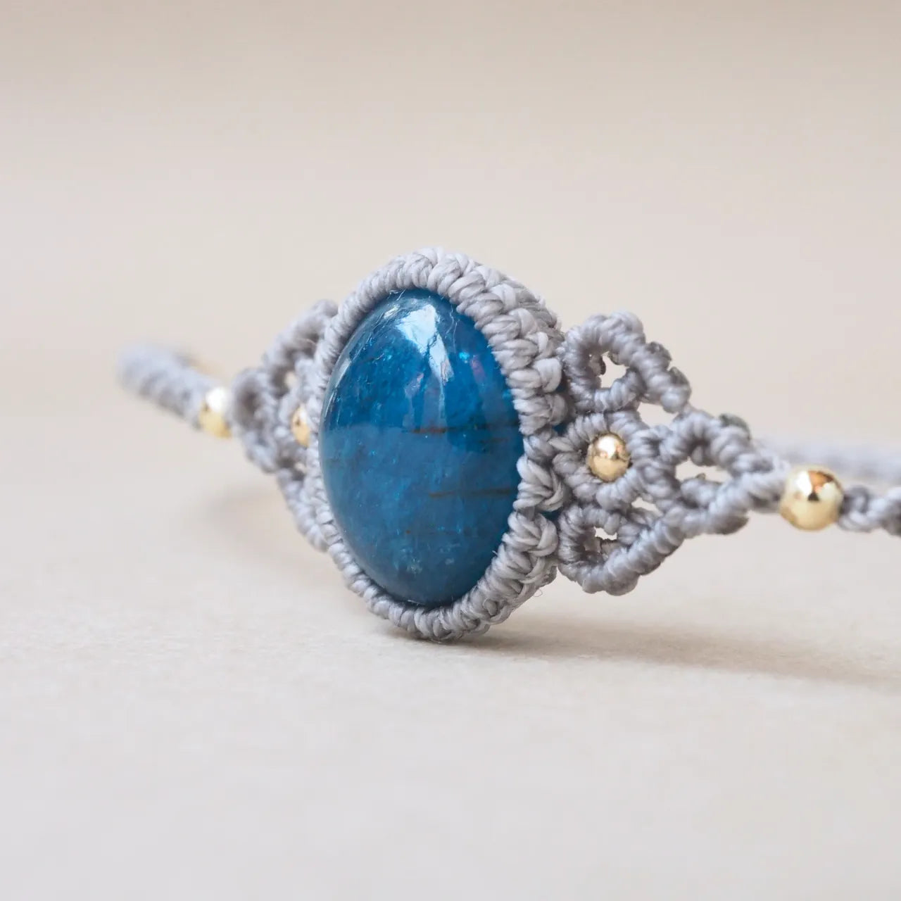 Neon Blue Apatite Bracelet