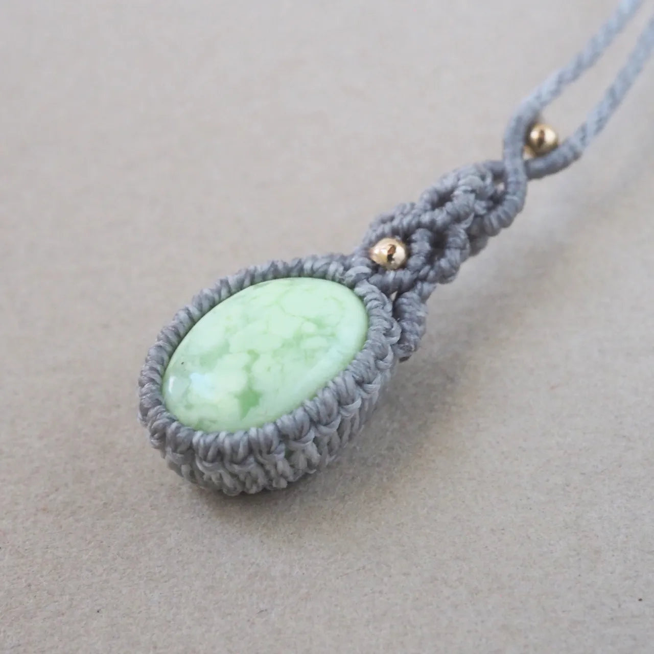 Lemon Chrysoprase Necklace