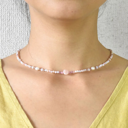 ピンクの湖 Pink Lake -Aussie Color Necklace-