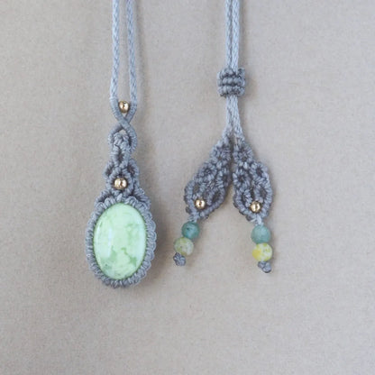 Lemon Chrysoprase Necklace