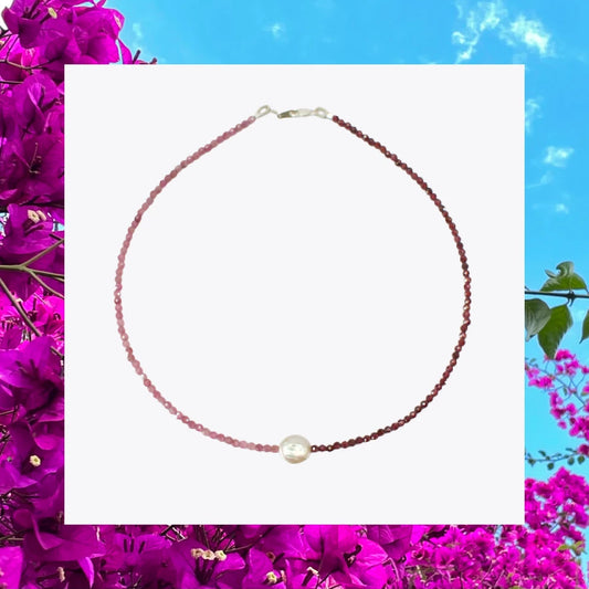 Bougainvillea -Necklace-